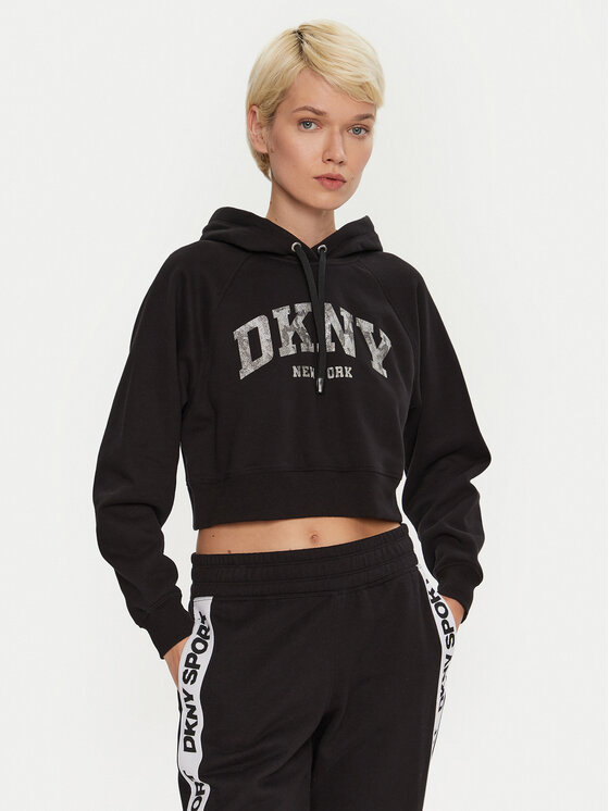 DKNY Sport Mikina DP4T9938 Čierna Regular Fit