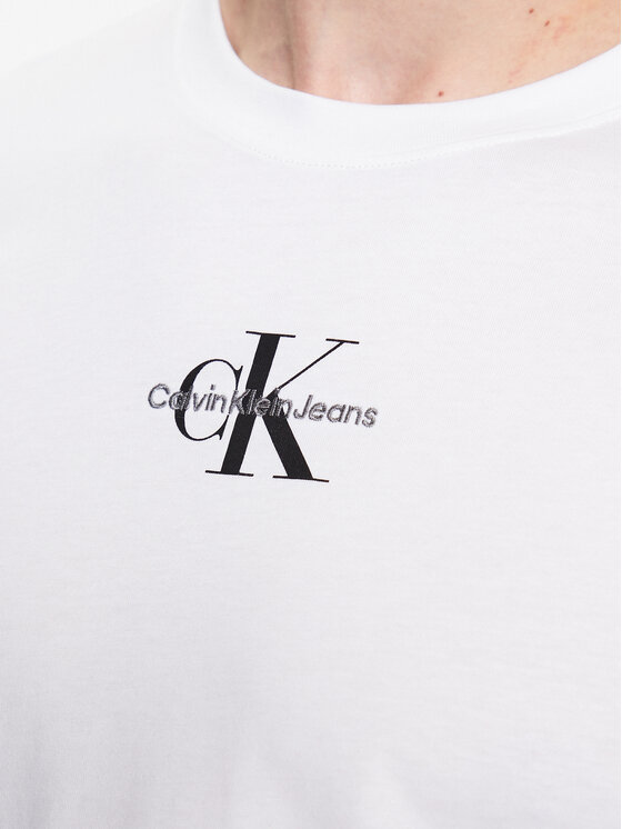 Calvin Klein Jeans Calvin Klein Jeans Majica J30J323483 Bela Regular Fit