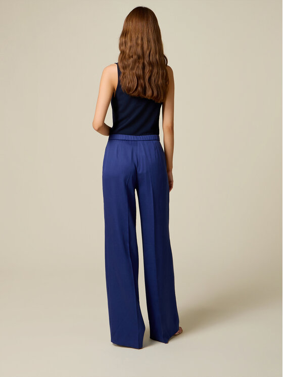 Oltre Oltre Pantaloni di tessuto P03FR109359N024 Blu Regular Fit