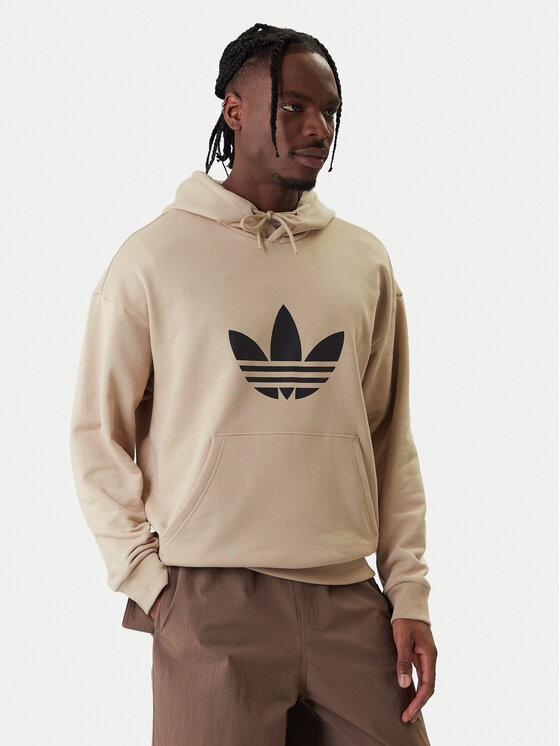 adidas adidas Mikina adicolor Trefoil KE0878 Béžová Loose Fit