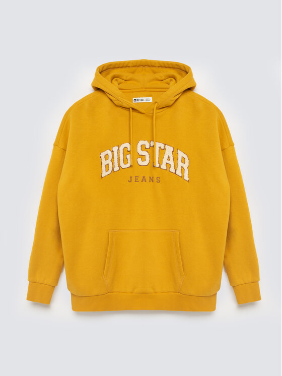 BIG STAR BIG STAR Bluza RUBIALSA Złoty Basic Fit