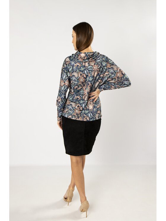 QUIOSQUE QUIOSQUE Halenka 19-D-136 Tmavomodrá Regular Fit