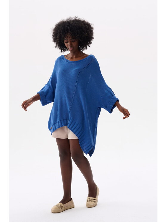 blue shadow blue shadow Sweter Gustti Niebieski Standard Fit