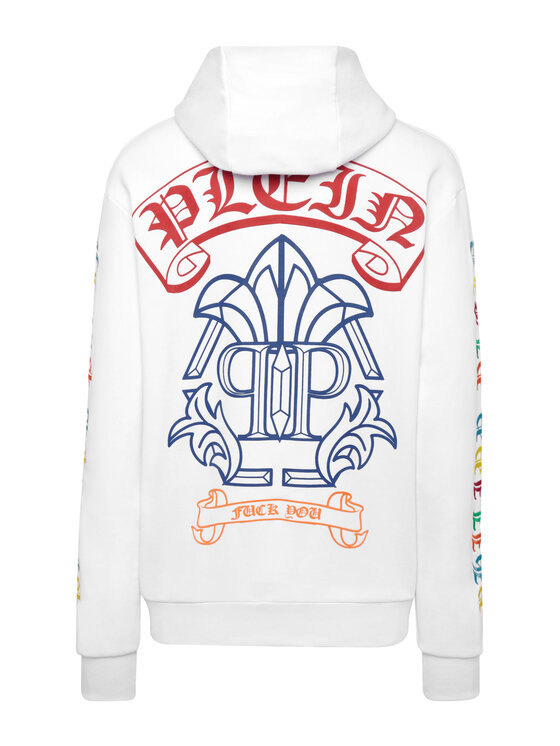 PHILIPP PLEIN PHILIPP PLEIN Bluza 1103 Biały Regular Fit