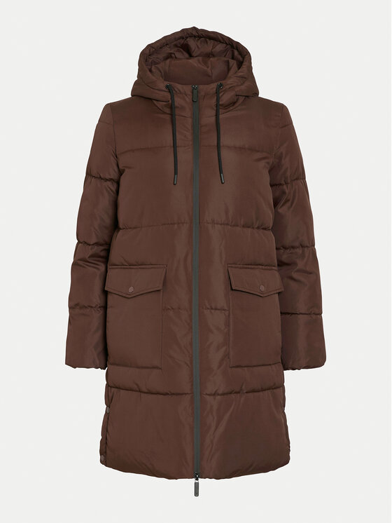 Vila Vila Зимно яке Dorsty 14094320 Кафяв Regular Fit