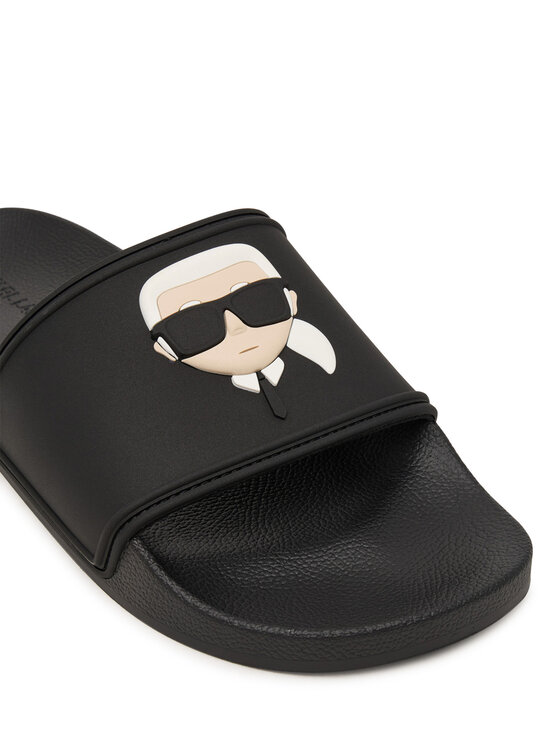 KARL LAGERFELD KARL LAGERFELD Papucs Kondo II KL70005C Fekete