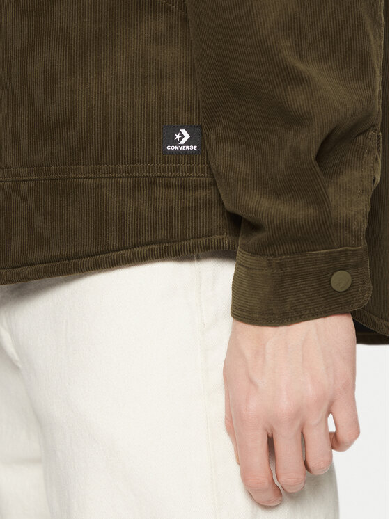Converse Converse Демісезонна куртка 10027091-A02 Хакі Regular Fit