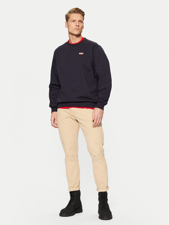 Hunter Hunter Pulóver Victor HARM0040242 Sötétkék Regular Fit