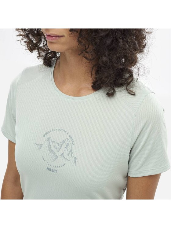 Millet Millet T-Shirt Ubic Light Ts Ss W Zielony Active Fit