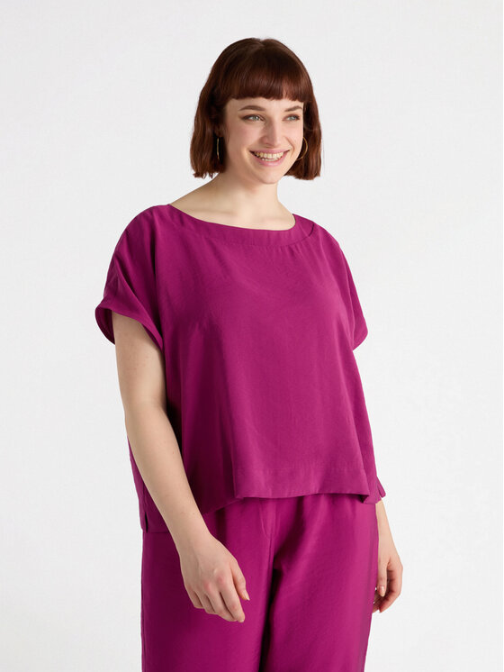 Fiorella Rubino Fiorella Rubino Blusa 2528L000655N019 Rosa Cropp Fit