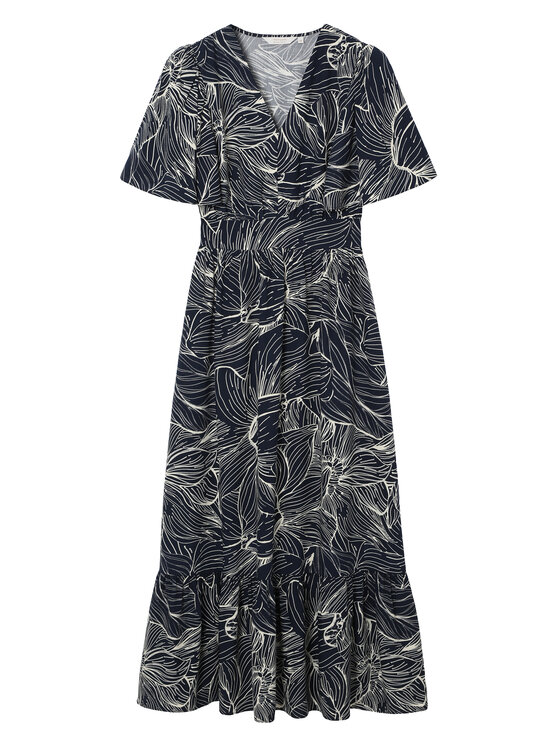 TATUUM TATUUM Každodenní šaty PORTO Barevná V-Neck Fit