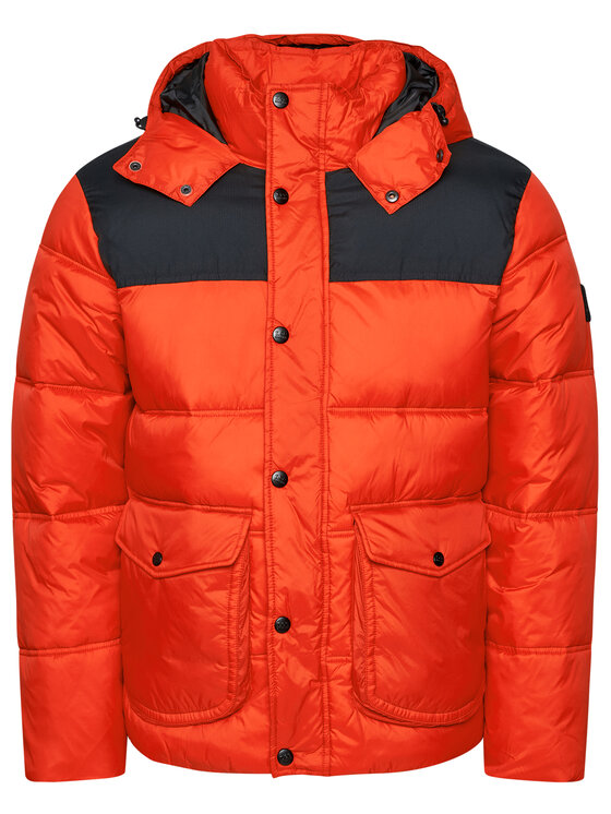 Lee Lee Kurtka zimowa Puffer L86NSZOL 112122746 Pomarańczowy Regular Fit