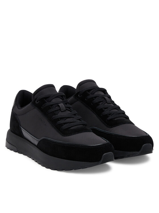 Calvin Klein Calvin Klein Sneakersy Low Top Lace Up Repreve Mix HM0HM01714 Czarny