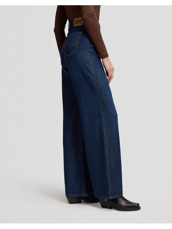 Lee Lee Jeansy STELLA Niebieski Wide Leg