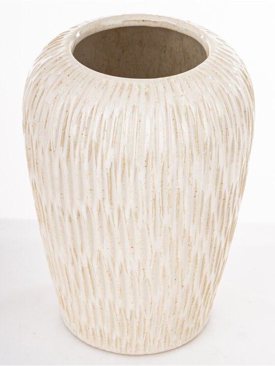 MIAhome MIAhome Wazon osłonka ceramiczna FIBI-3 Biały