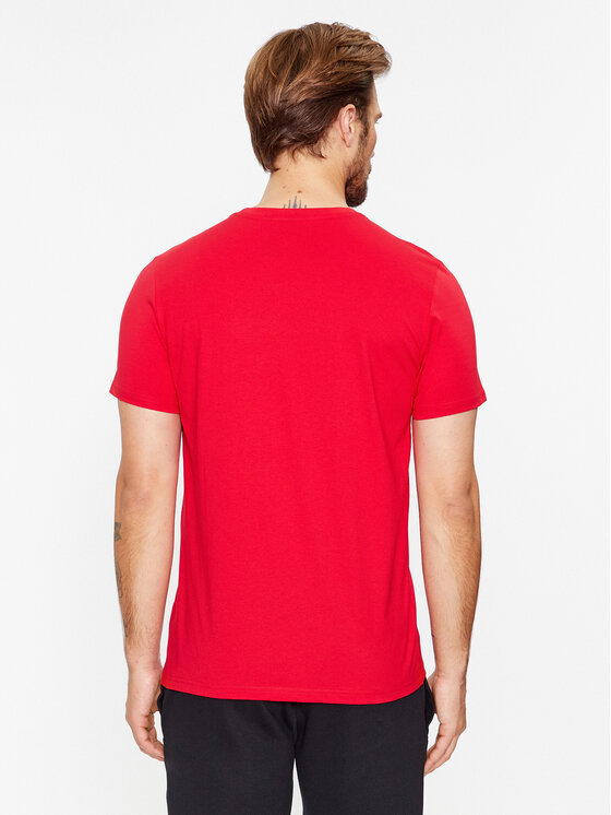 4F 4F Футболка 4FAW23TTSHM0877 Червоний Regular Fit