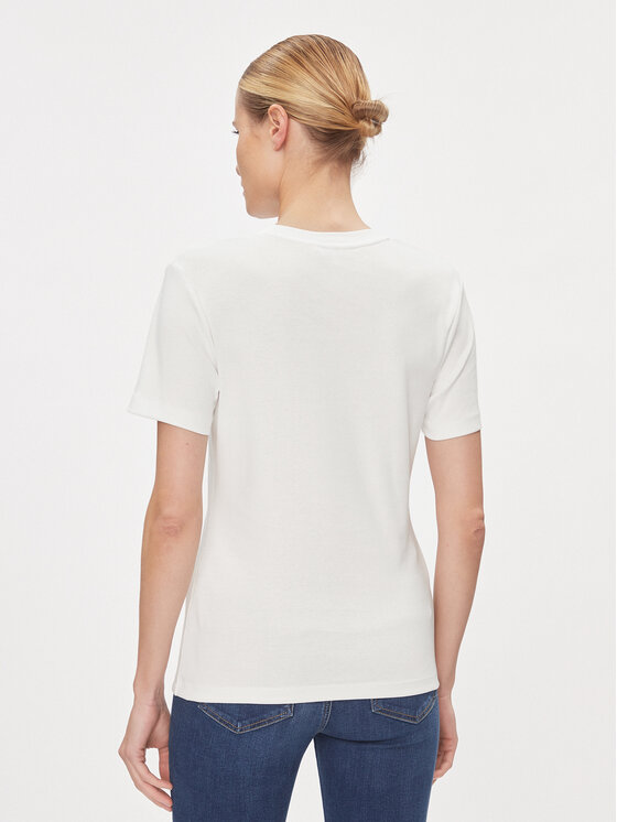 Tommy Hilfiger Tommy Hilfiger T-shirt New Cody WW0WW40587 Bijela Slim Fit