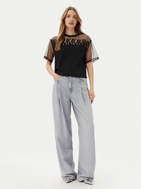 Armani Exchange Armani Exchange T-Shirt XW000516 AF10359 UC001 Černá Cropped Fit