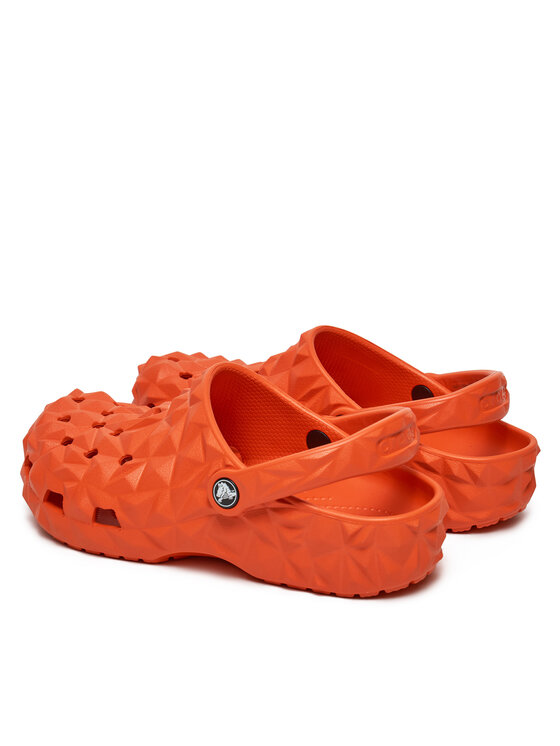 Crocs Klapki Classic Geometric Clog 209563 Czerwony | Modivo.pl