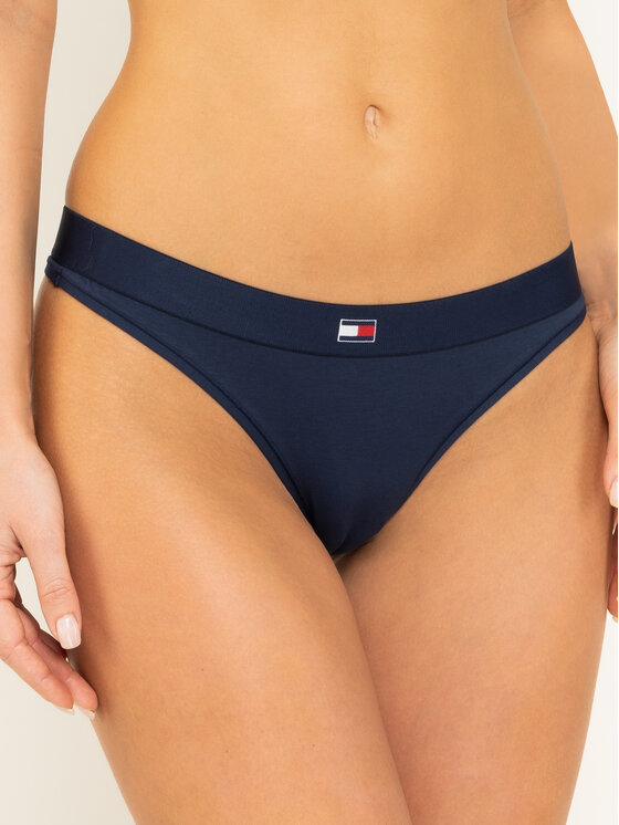 Tommy Hilfiger Tanga UW0UW04146 Sötétkék