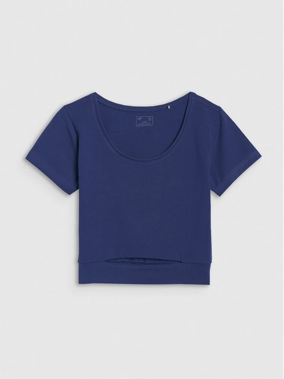 4F 4F T-shirt 4FRSS25TTSHF2695-31S Blu Authentic Slim Fit