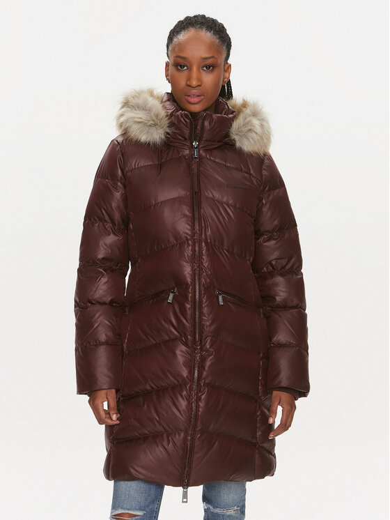 Calvin Klein Giubbotto piumino K20K207071 Marrone Regular Fit, taglia : XXS