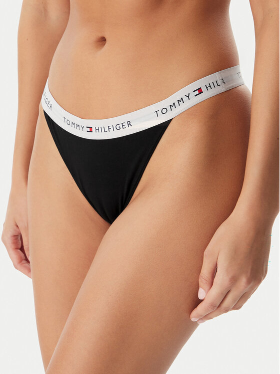 Tommy Hilfiger Tommy Hilfiger Σετ στρινγκ UW0UW06518 Μαύρο