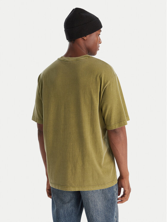 G-STAR G-Star Raw T-Shirt Overdyed D24780-C756 Zielony Boxy Fit