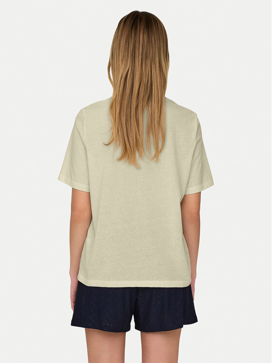 ONLY ONLY Тишърт Bilins 15320615 Жълт Regular Fit