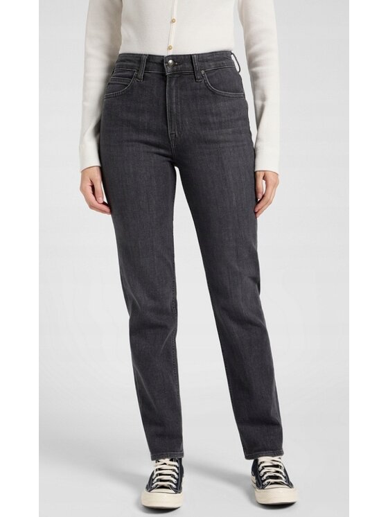 Lee Lee Jeansy Carol Czarny Mom Fit