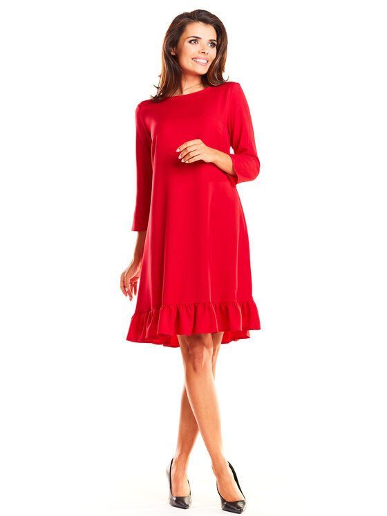 Infinite You Infinite You Vestito da giorno M185 Rosso Basic Fit