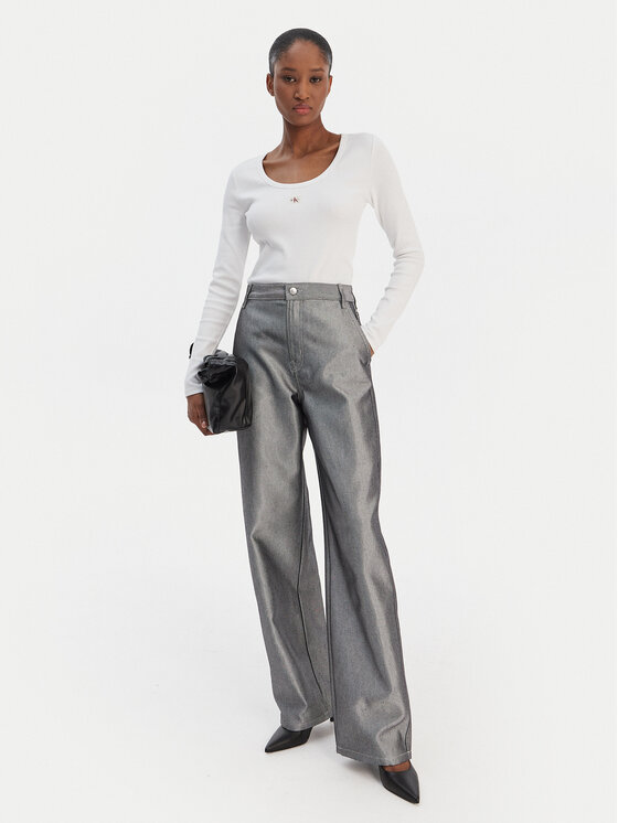 Calvin Klein Jeans Calvin Klein Jeans Джинси LV047E718G Сірий Barrel Fit