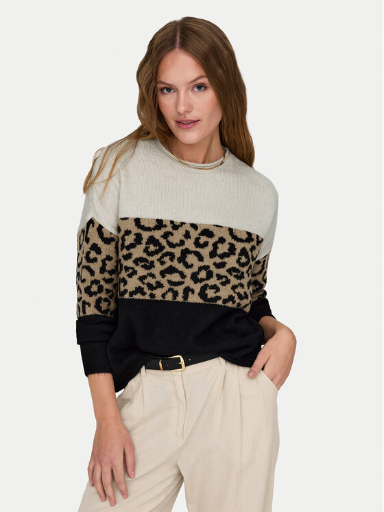 ONLY ONLY Maglione Jade 15294969 Beige Regular Fit
