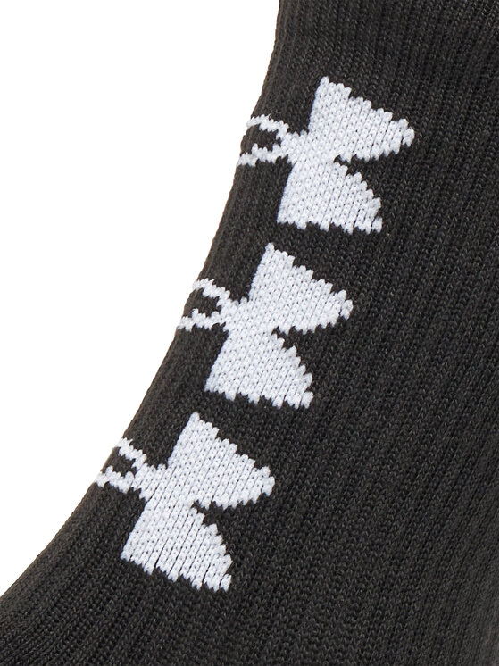 Under Armour Under Armour Σετ ψηλές κάλτσες ανδρικές 3 τεμαχίων UA Perform Tech 3p Crew 1379515 Μαύρο