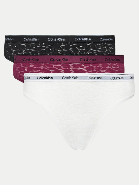 Calvin Klein Underwear 3 pāru brazīliešu biksīšu komplekts 000QD5225E Daudzkrāsains