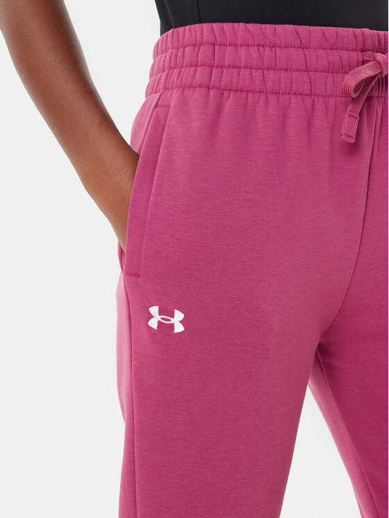 Under Armour Under Armour Donji dio trenerke Ua Rival 1379438 Ružičasta Loose Fit