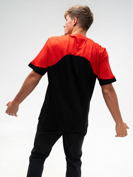 Good Luck Good Luck T-Shirt Koszulka Męska Z Krótkim Rękawem tonalna Shoulder Pad M Czarny Regular Fit