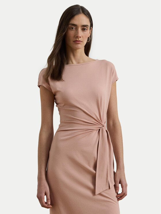 LAUREN RALPH LAUREN LAUREN RALPH LAUREN Sukienka dzianinowa 250964086001 Różowy Regular Fit