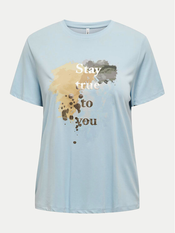 ONLY ONLY T-Shirt 15303212 Błękitny Regular Fit