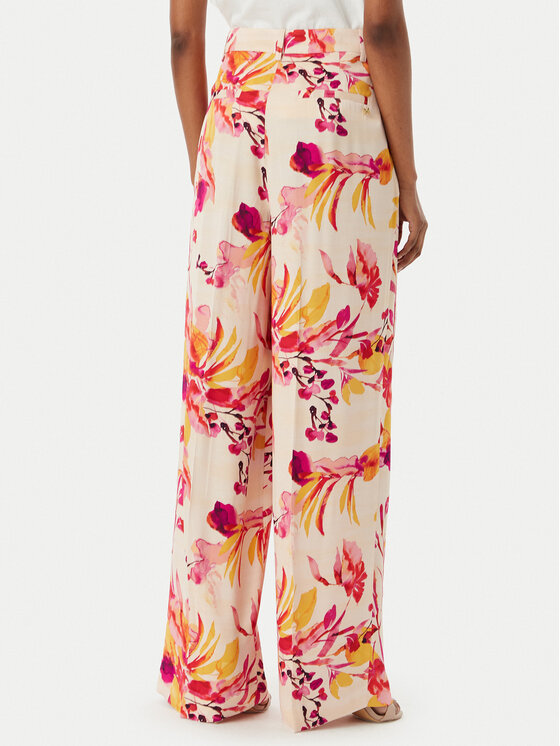 LOLA CASADEMUNT LOLA CASADEMUNT Spodnie materiałowe MS2614027 Kolorowy Wide Leg