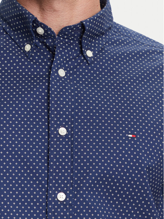 Tommy Hilfiger Tommy Hilfiger Cămașă MW0MW39437 Bleumarin Regular Fit