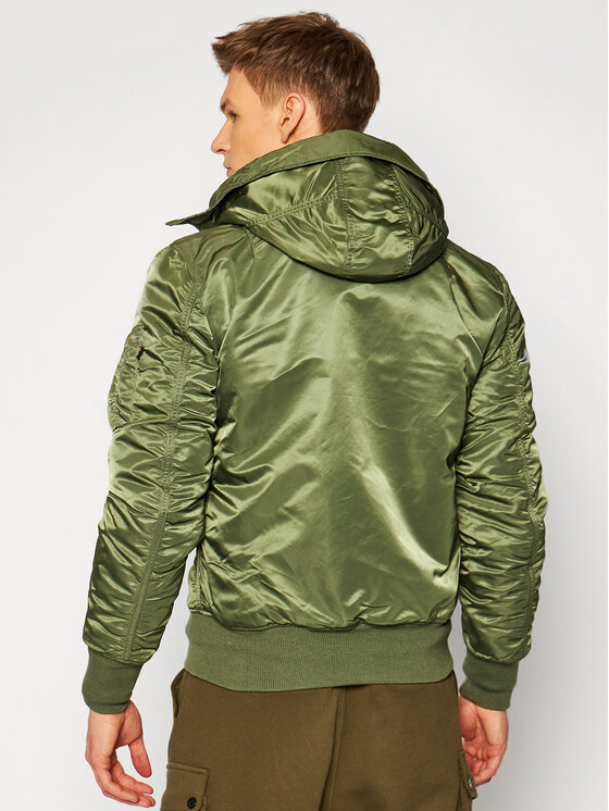 Alpha Industries Alpha Industries Prehodna jakna Ma-1 158104 Zelena Regular Fit