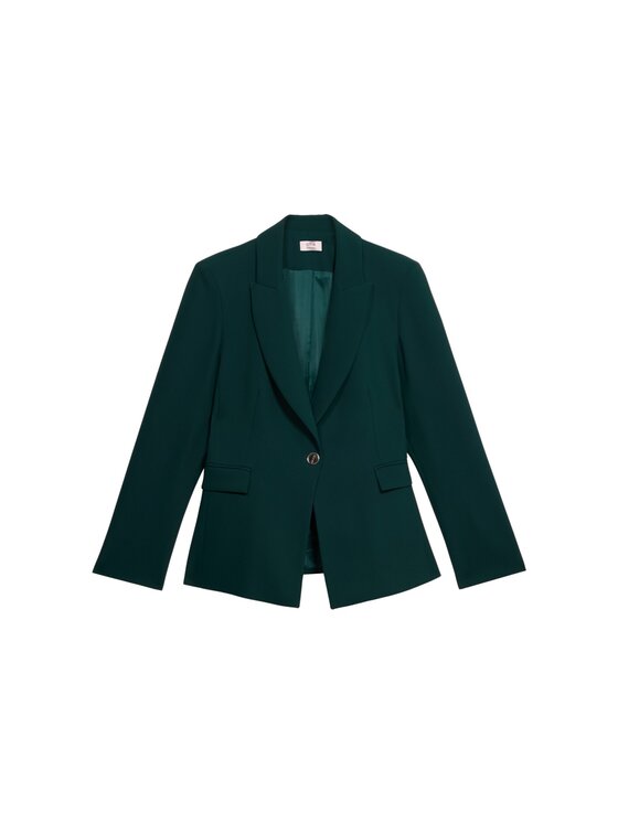 Oltre Oltre Giacca di transizione Q006R004628N015 Verde A-Line Fit