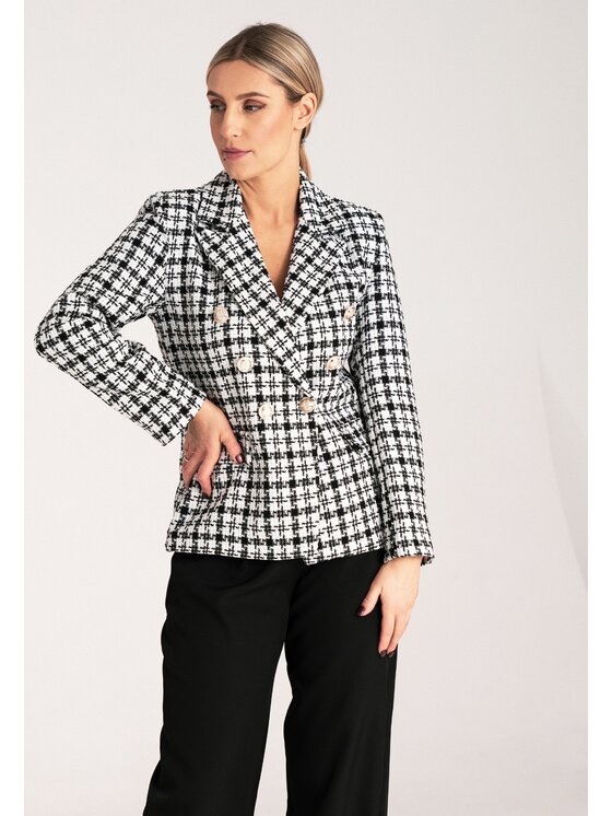 FIGL FIGL Marynarka M1130 Czarny Regular Fit