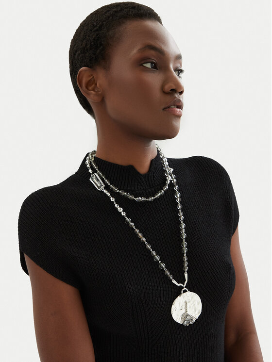 Weekend Max Mara Weekend Max Mara Kaklo papuošalas Tevere 2515751044650 Sidabrinė