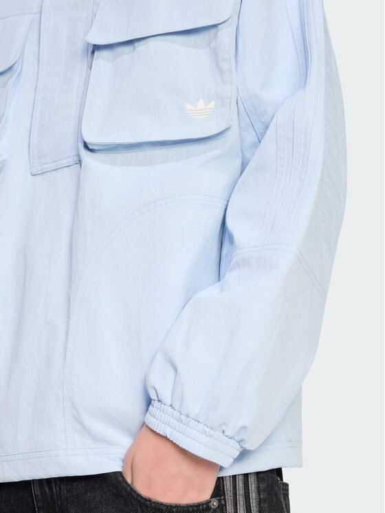adidas adidas Kurtka przejściowa 161849 Niebieski jasny Loose Fit