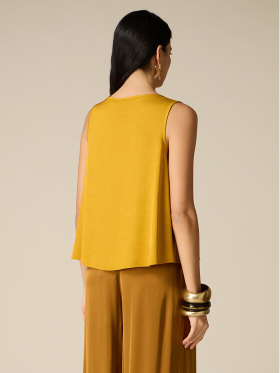 Oltre Oltre Blusa 2517J000763N002 Giallo Regular Fit
