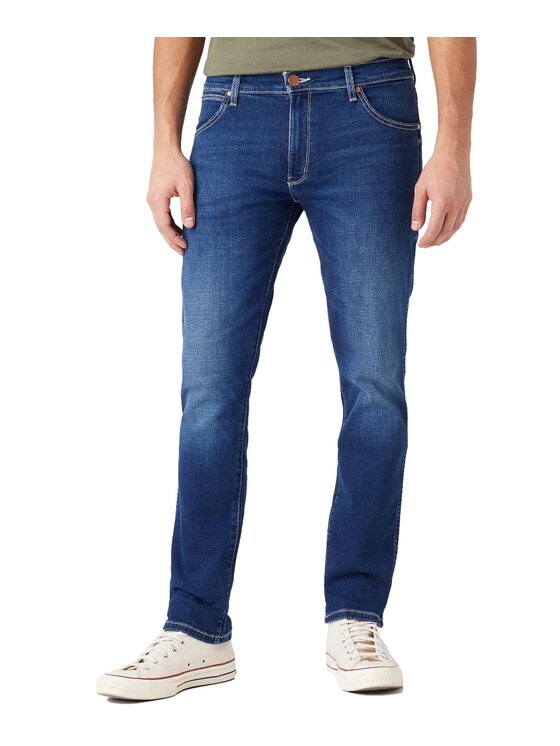 Wrangler Wrangler Jeansy W18SCJ027 Niebieski Slim Fit