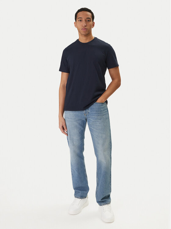 Calvin Klein Jeans Calvin Klein Jeans T-krekls Classic Monogram LV04RD254G Tumši zils Regular Fit