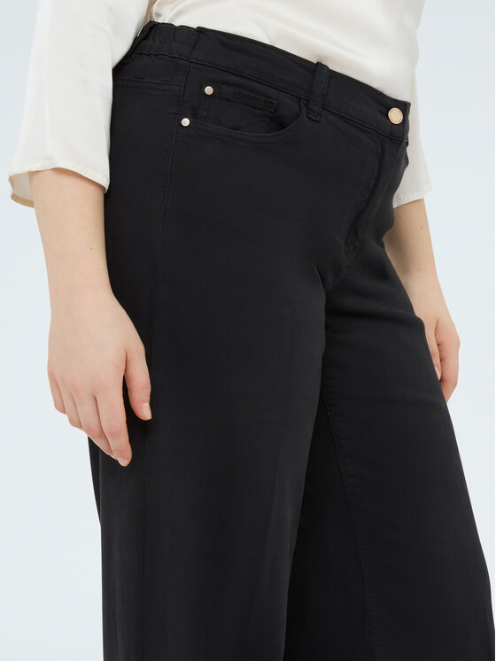 Fiorella Rubino Fiorella Rubino Spodnie materiałowe P709T005162N033 Czarny Regular Fit